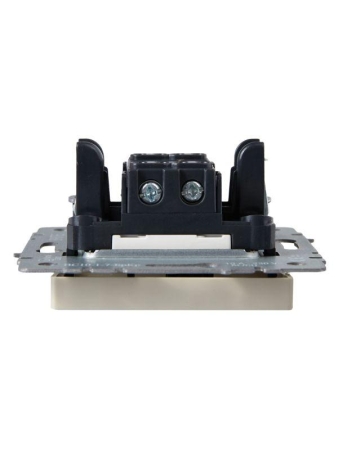 Выключатель проходной 1-кл. СП BRITE ВС10-1-7-БрКр 10А с индик. механизм беж. IEK BR-V12-1-10-K10