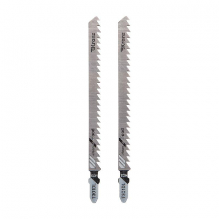 Пилка для электролобзика по дереву T301DL 132мм 6 зубьев на дюйм 6-85мм (уп.2шт) Kranz KR-92-0314