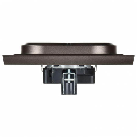 Розетка 2-м СП BRITE РС12-3-БрТБ 16А в сборе с заземл. без защ. шторок бронза IEK BR-R21-16-K45-F