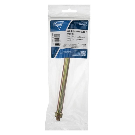 Болт анкерный с гайкой 12х200 Tech-Krep/Zitar 124332
