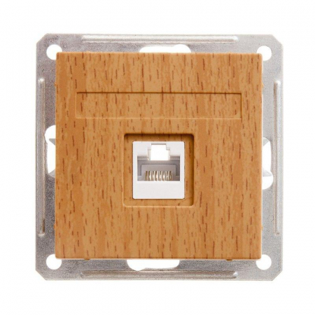 Розетка компьютерная СП W59 RJ45 кат.5E механизм бук SchE RSI-152K5E-8-86 Розетка компьютерная СП W59 RJ45 кат.5E механизм бук SchE RSI-152K5E-8-86
