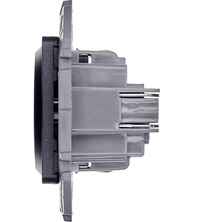 Розетка 1-м СП Inspiria 16А IP20 250В 2P+E защ. шторки немецк. стандарт механизм антрацит IEK 673733 Розетка 1-м СП Inspiria 16А IP20 250В 2P+E защ. шторки немецк. стандарт механизм антрацит IEK 673733