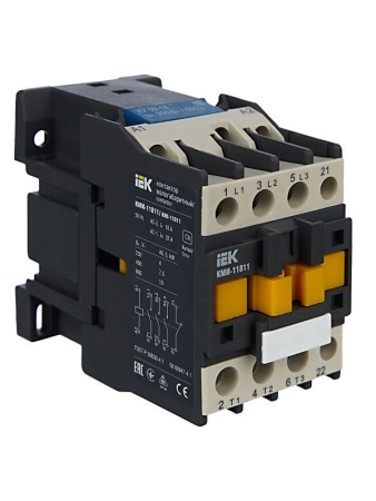 Контактор КМИ-11811 18А 230В/АС3 1НЗ KARAT IEK KKM11-018-230-01 Контактор КМИ-11811 18А 230В/АС3 1НЗ KARAT IEK KKM11-018-230-01
