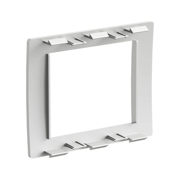 Рамка 2мод. универс. под Brava/VIVA/45х45 сер. металлик DKC F00011G