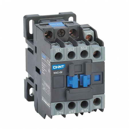 Контактор NXC-09 9А кат. 380В AC 1НО+1НЗ AC-3 (R) CHINT 836705 Контактор NXC-09 9А кат. 380В AC 1НО+1НЗ AC-3 (R) CHINT 836705