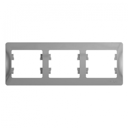 Рамка 3-м Glossa горизонт. алюм. SE GSL000303 Рамка 3-м Glossa горизонт. алюм. SE GSL000303