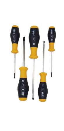 Набор отверток SL/PZ (5 предметов) Felo 90095148 Набор отверток SL/PZ (5 предметов) Felo 90095148