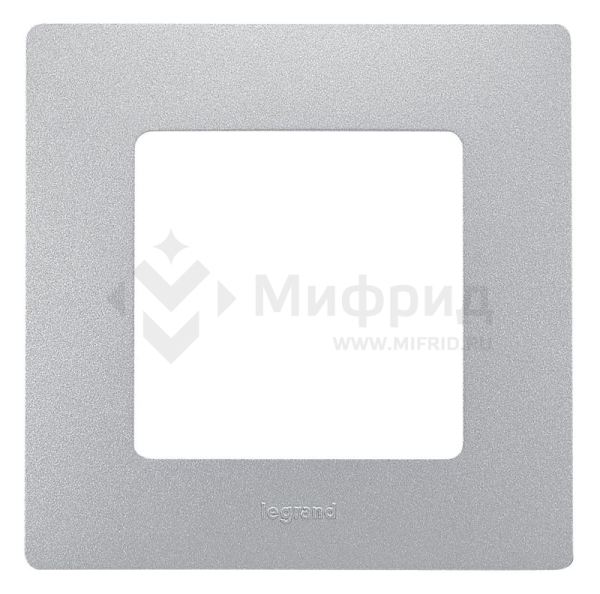 Рамка 1-м СП Etika IP20 алюм. IEK 672551