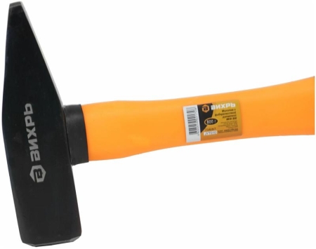 Молоток 800г квадратн. боек фибергласовая двухкомпонентн. ручка Вихрь 73/6/8/7