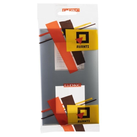 Рамка 2-м 4мод. Avanti "Закаленная сталь" DKC 4404904 Рамка 2-м 4мод. Avanti "Закаленная сталь" DKC 4404904