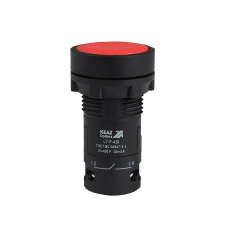 Кнопка OptiSignal Compact D22 С7-P-410 красн. 1НО XB7NA41 КЭАЗ 362033