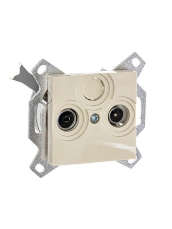 Розетка телевизионная оконечная TV/R Levit сл. кость ABB 2CHH083503A6017 Розетка телевизионная оконечная TV/R Levit сл. кость ABB 2CHH083503A6017