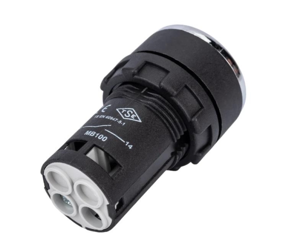 Кнопка нажимная моноблочная 22мм IP 40 1НО EMAS MB100DM Кнопка нажимная моноблочная 22мм IP 40 1НО EMAS MB100DM