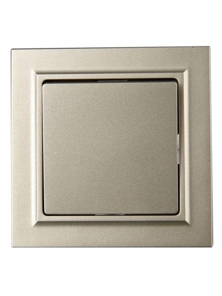 Выключатель 1-кл. СП BRITE ВСР10-1-0-БрШ 10А в сборе шампань IEK BR-V10-0-10-K37-F