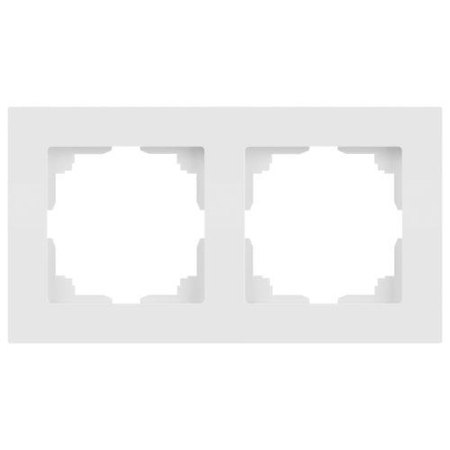 Рамка 2-м СП Accent 6-502-01М бел. матов. Intro Б0063751