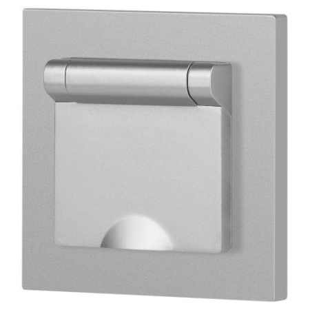 Розетка 1-м СП Accent 6-203-03 16А IP20 250В 2P+E Schuko с крышкой алюм. Intro Б0063721 Розетка 1-м СП Accent 6-203-03 16А IP20 250В 2P+E Schuko с крышкой алюм. Intro Б0063721