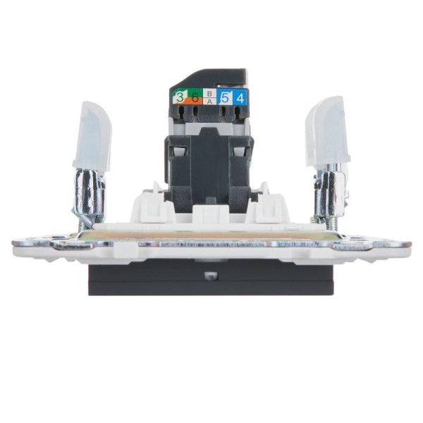 Розетка компьютерная RJ45 кат.5E SKANDY SK-K01G графит IEK SK-K10-1-K53 Розетка компьютерная RJ45 кат.5E SKANDY SK-K01G графит IEK SK-K10-1-K53