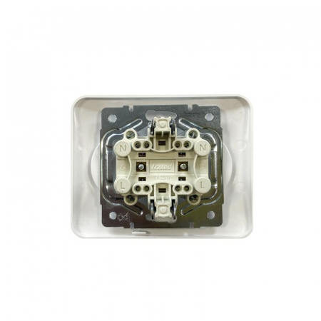 Розетка 2-м Karina Life без заземл. ПБТ бел. LEZARD 708-0200-128B Розетка 2-м Karina Life без заземл. ПБТ бел. LEZARD 708-0200-128B