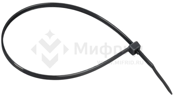 Хомут 4.8х300мм P6.6 съемный черн. (уп.100шт) IEK UHH13-D048-300-100-K02