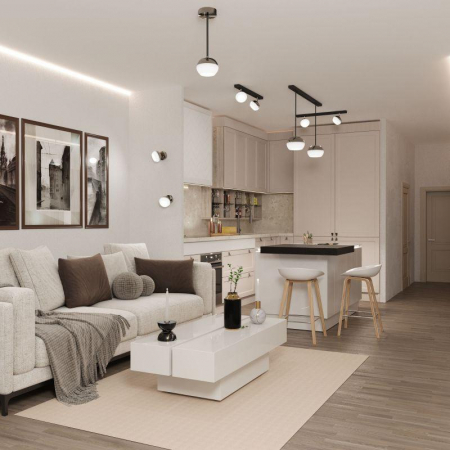 Светильник 4011 GX53 настенно-потолочный хром IEK LT-USB0-4011-GX53-1-K23