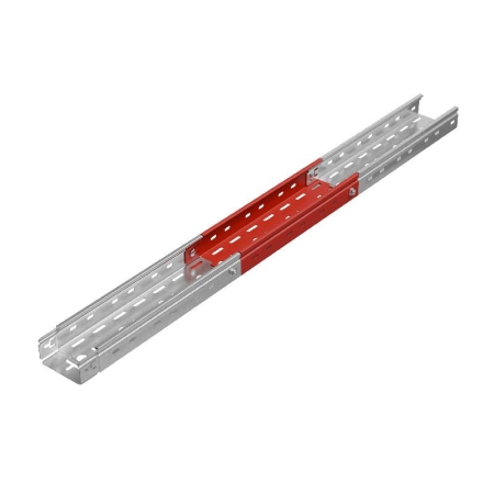 Лоток листовой перфорированный 100х50 L4000 1мм "Быстрый монтаж" LPplus50-100-1.0-4000 КМ PL4459