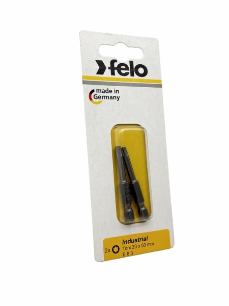 Бита Е6.3 TX20х50 Industrial (блист.2шт) FELO 03620536