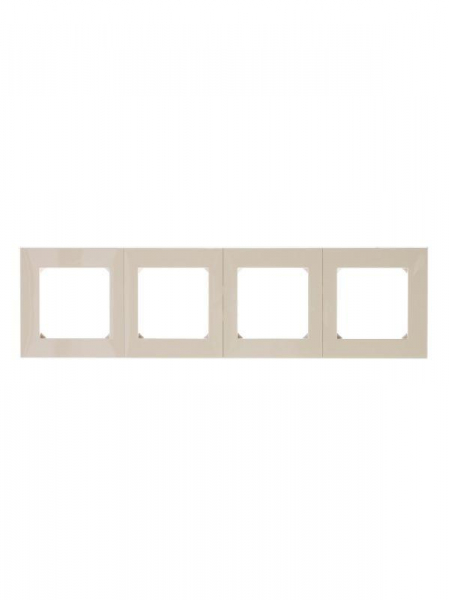 Рамка Levit 4п сл. кость/бел. ABB 2CHH015040A6017 Рамка Levit 4п сл. кость/бел. ABB 2CHH015040A6017