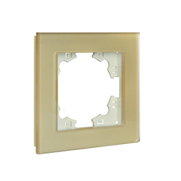 Рамка 1-м Афина стеклянная зол. UNIVersal 2290 Рамка 1-м Афина стеклянная зол. UNIVersal 2290