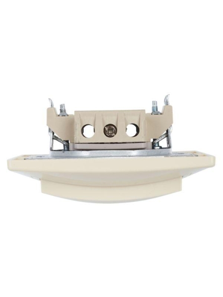 Выключатель 1-кл. СП Кварта 10А IP20 ВС10-1-1-ККм с индикацией крем. GENERICA EVK11-K33-10-DM