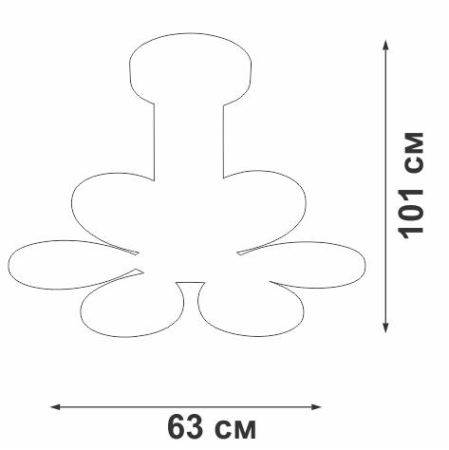 Светильник светодиодный LED 85Вт 3000К 3160лм Vitaluce V04618-03/6S Светильник светодиодный LED 85Вт 3000К 3160лм Vitaluce V04618-03/6S