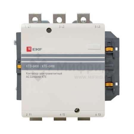 Контактор КТЭ-2 400А кат. 230В AC 1НО EKF ctr-b-400