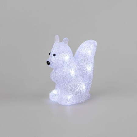 Фигура светодиодная акриловая "Белка" 17.5х12х18см 12LED 0.5Вт 4.5В IP20 элементы питания 3хAAA (не в компл.) Neon-Night 513-341