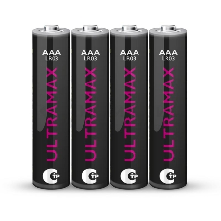 Элемент питания алкалиновый AAA/LR03 1.5В ULTRAMAX LR03UM-B4 BL-4 (уп.4шт) ФАZА 5043084