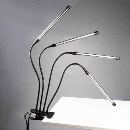 Светильник светодиодный "КРИСТАЛЛ" CTL2-USB-bl Agro 4х10Вт IP40 для растений спектр 4 плафона на прищепке пульт на шнуре красн./син. ФАZА 5068810