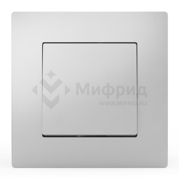Выключатель 1-кл. СП Pixel 10А IP20 в сборе алюм. TOKOV ELECTRIC TKE-PX-V1F-C03