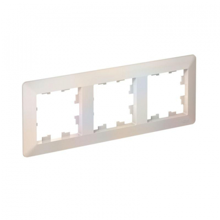 Рамка 3-м AtlasDesign Air жемчуж./дым. бел. SE ATN220403