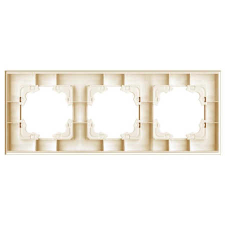 Рамка 3-м Афина стеклянная зол. UNIVersal 2292 Рамка 3-м Афина стеклянная зол. UNIVersal 2292