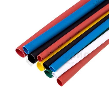 Набор трубок термоусадочных №1 AUTO ТУТ нг (уп.10шт по 10см) Rexant 29-0101