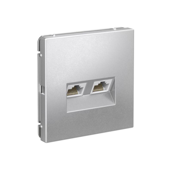 Розетка компьютерная 2-м ArtGallery RJ45 + RJ45 кат.5E механизм алюм. SE GAL000385 Розетка компьютерная 2-м ArtGallery RJ45 + RJ45 кат.5E механизм алюм. SE GAL000385