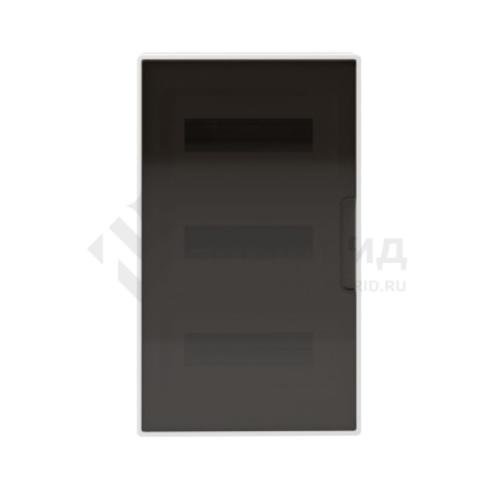 Щиток настенный Фрейм (FRAME) ЩРн-п-36 36мод. IP41 с тонированной дверцей с шинами PEN 2шт 8 отверст. + 2шт 10 отверст. бел. DKC F36W1WD