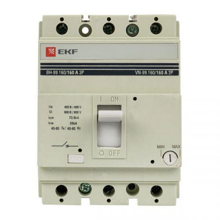 Выключатель нагрузки 3п ВН-99 160/160А EKF sl99-160-160 Выключатель нагрузки 3п ВН-99 160/160А EKF sl99-160-160