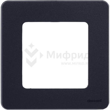 Рамка 1-м СП Inspiria IP20 антрацит IEK 673933