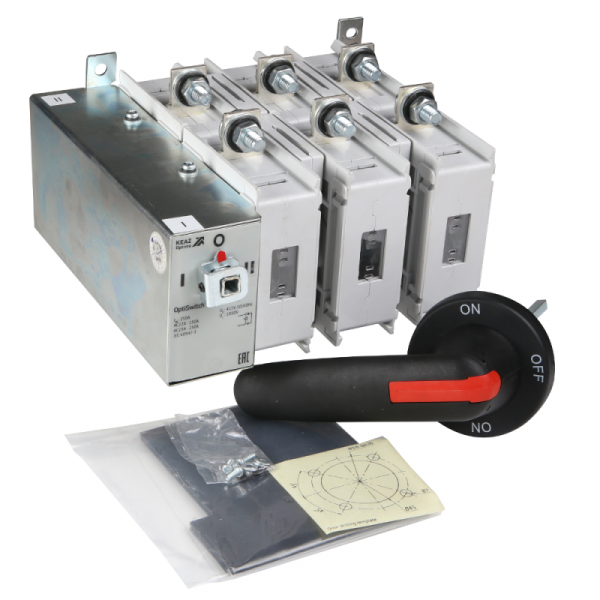 Переключатель нагрузки OptiSwitch DI-C2-250-3P КЭАЗ 274898 Переключатель нагрузки OptiSwitch DI-C2-250-3P КЭАЗ 274898