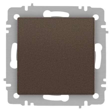 Кнопка Accent 6-109-08 10А-250В IP20 СУ бронза Intro Б0063619