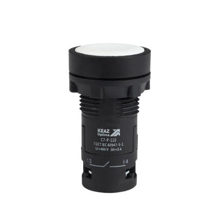 Кнопка OptiSignal Compact D22 С7-P-110 бел. 1НО XB7NA11 КЭАЗ 362030