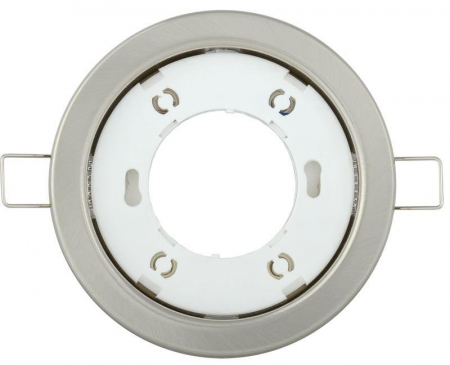 Светильник точечный GX53 встраив. матов. хром. IEK LUVB0-GX53-1-K27