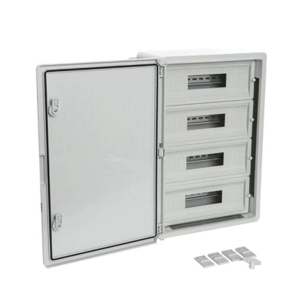 Корпус пластиковый распределительный ЩРН-60 IP65 сер. дверь 600х400х200 Промрукав PR08.26501 Корпус пластиковый распределительный ЩРН-60 IP65 сер. дверь 600х400х200 Промрукав PR08.26501