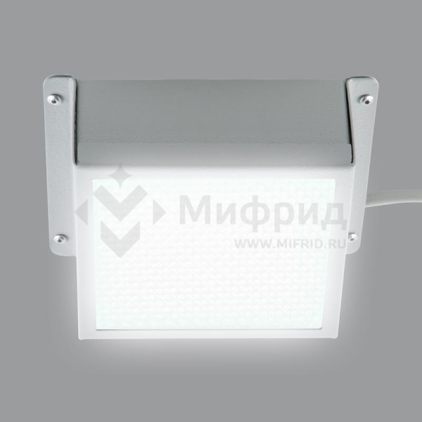 Светильник светодиодный ULP-1010 7W/4000K IP40 GRILYATO WHITE 7Вт 4000К IP40 630лм 100х100х37 потолочный встраив. грильято рассеив. призма с источником питания бел. Uniel UL-00007426