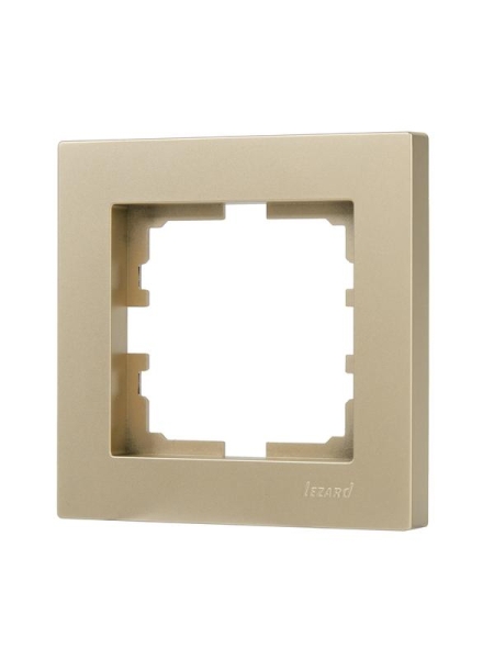 Рамка 1-м VESNA горизонт. без вставки зол. LEZARD 742-3600-146 Рамка 1-м VESNA горизонт. без вставки зол. LEZARD 742-3600-146