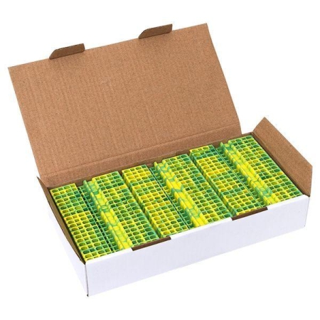 Колодка клеммная ST-2.5 земля пружинная EKF plc-jxb-st-2.5-pen